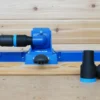 The ToolCurve hose adapter for the Kreg K5 pocket hole jig is a great way to have a dust free work place and keep your lungs free from the dust when woodworking