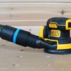 Use your shop vac 1-7/8th hose with the ToolCurve Hose adapter for the DEwalt 20v Sander