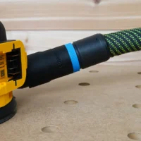 Use your Festool Shop Vac with your 27mm hose and Dewalt 20v Sander