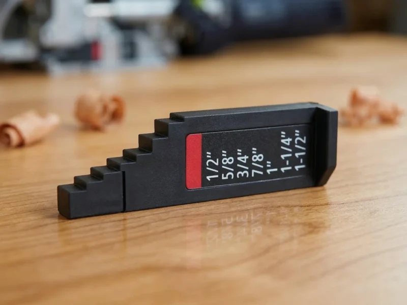 imperial thickness gauge for the Festool domino DF 500 joiner