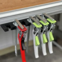 Festool MFT/3 Storage Clamp Rack - Store your quick clamps on the side of your MFT table