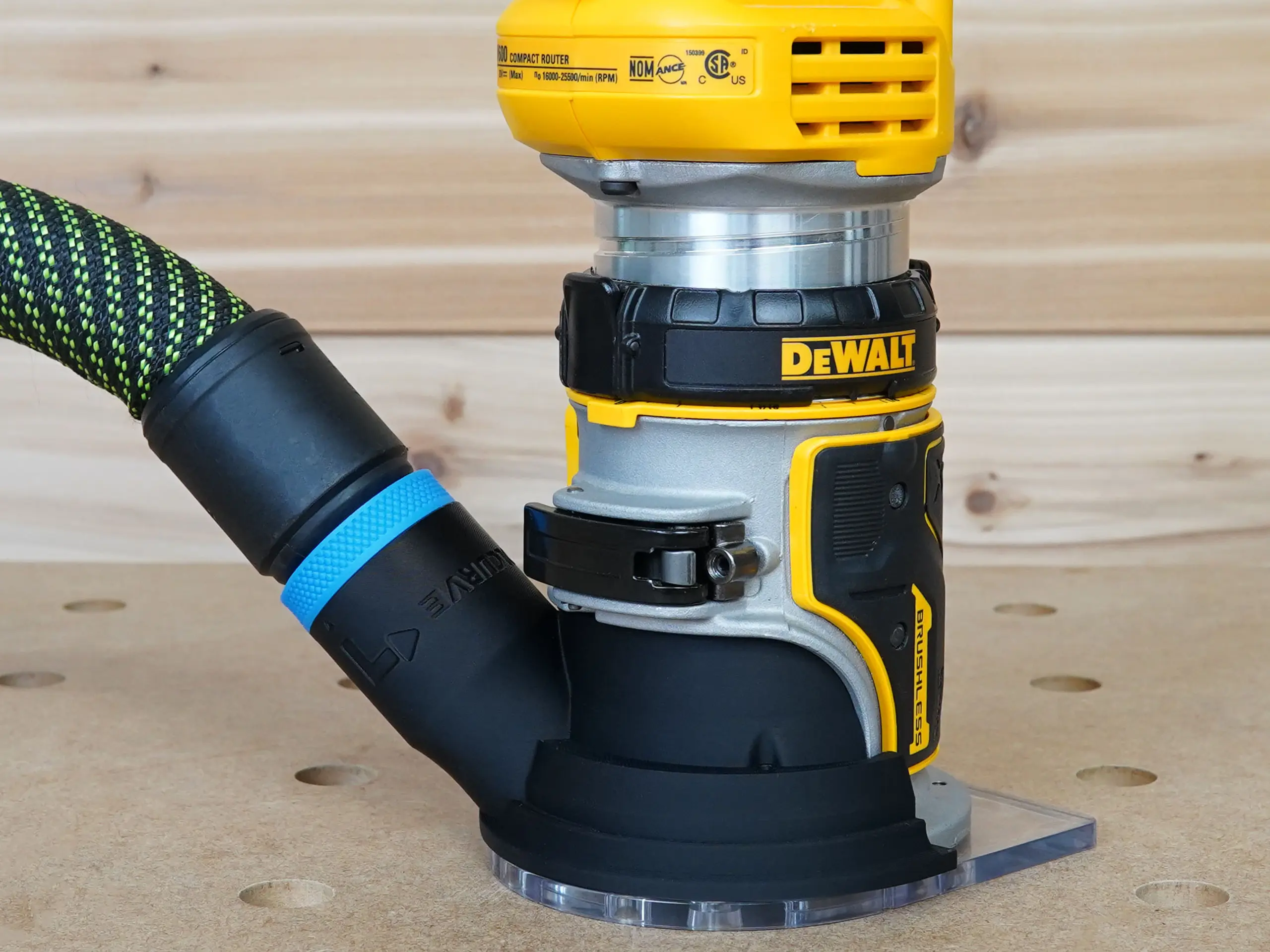 Hose Adapter Cover for Dewalt Trim Router