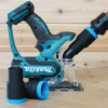 Use your shop vac from Home depot with your Makita XDS Drywall Cut out Saw to keep your area clean from drywall dust