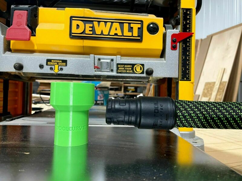 Hose adapter for Dewalt 734 Planer