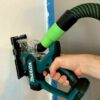 Use your Festool 27mm hose with your 18v Makita cordless drywall saw