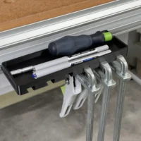 Quick Clamp storage rack tray