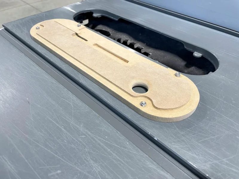 Dewalt zero clearance table saw plate