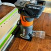 Connect your Ridgid trim router to your Festool or Makita guide rail