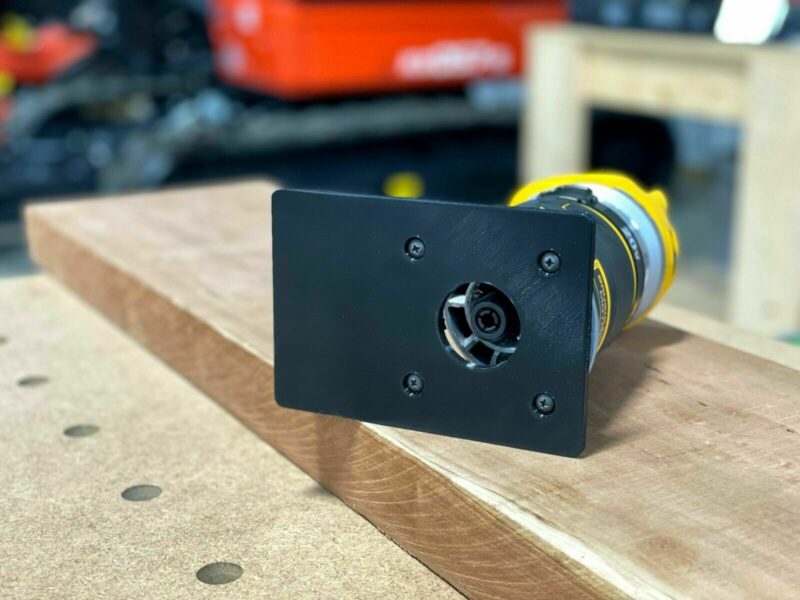 Dewalt Trim Router Extended Base Plate Toolcurve