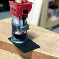 Extended 4x6 Base Plate for Milwaukee Router