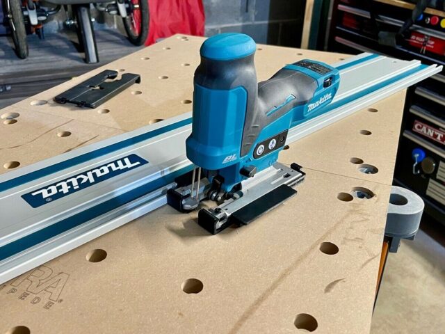 Makita track saw and jigsaw rail adapter
