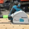 Great dust collection with the Makita 36v track saw and your Festool CT dust extractor