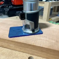 Extended support plate for Maktia Trim Router