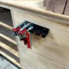 Wall mount Bessey quick clamp holder