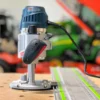 Make dados and joinery cuts with your bosch router connecting it to your track saw guide rail
