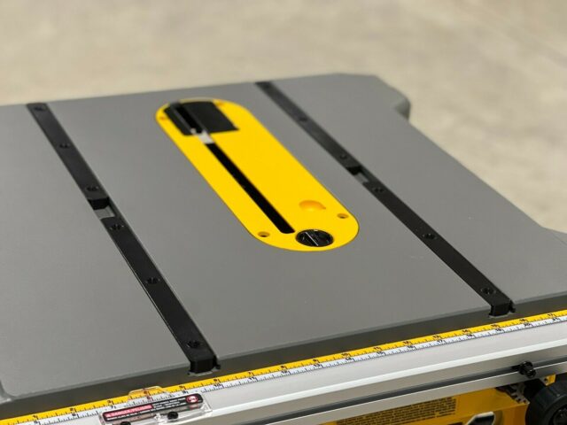 Dewalt Job site table saw miter slot bars