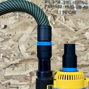 Dewalt 618 hose adapter for Festool 27mm dust extractors