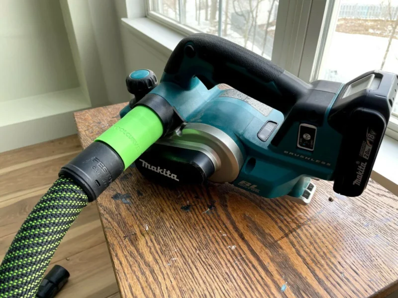 Use your Festool 27mm hose with your Makita hand planer