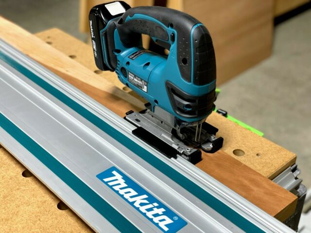 Makita 18v Jigsaw rail adapter for festool rails