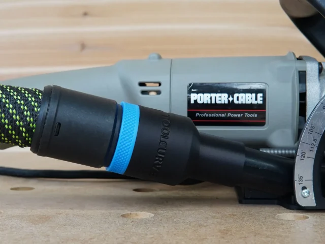 Porter cable joiner hose adapter for a 27mm Festool hose adapter