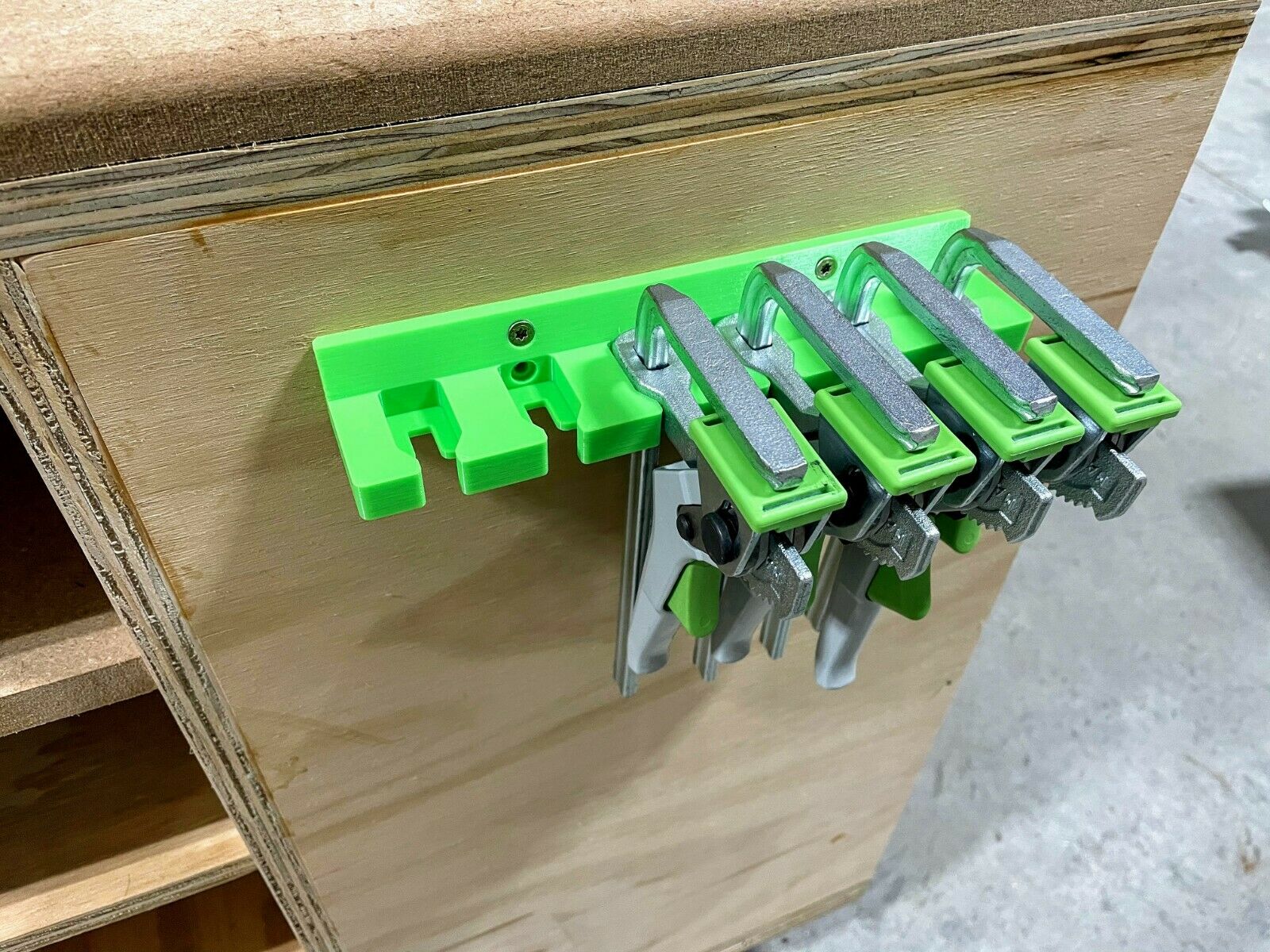Wall Mount Rack for Festool and Bessey Quick Clamps ToolCurve