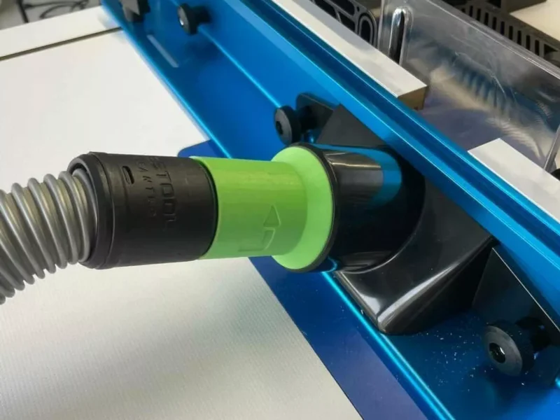 Use your Festool 27mm and 36mm Hose with your Router Table