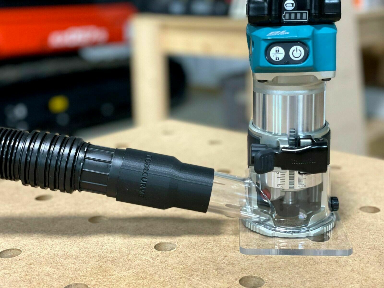 Hose Adapter for Makita Trim Router ToolCurve