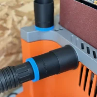 Use your 1 7/8th hose with your Ridgid Osclating sander