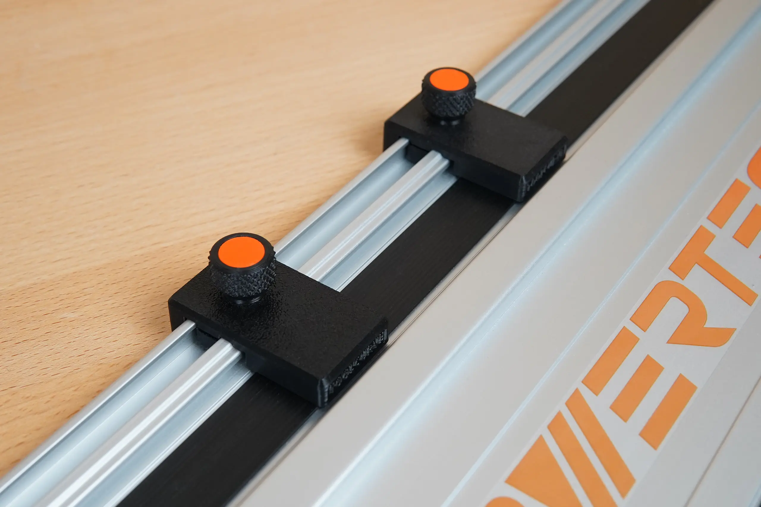 Limit Stops Compatible with Powertec Track Saw Guide Rails