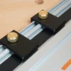 PowerTec Aluminum rail stops for the powertec track saw guide rail tracks