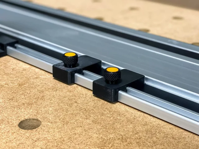 Make positive stops on your powertec guide rail with ToolCurve's rail stops
