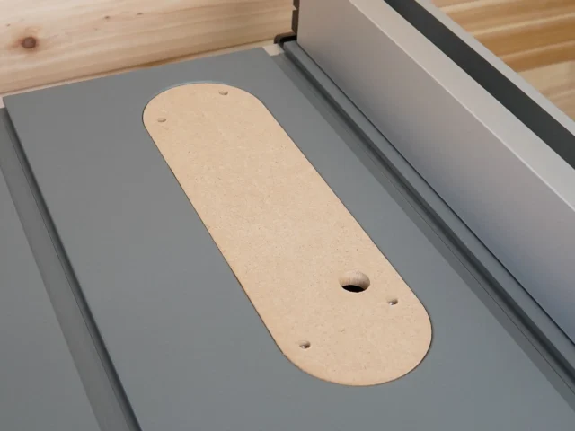Dewalt 7485 DADO Clearance insert for using a DADO blade on your Dewalt 7485 portable table saw