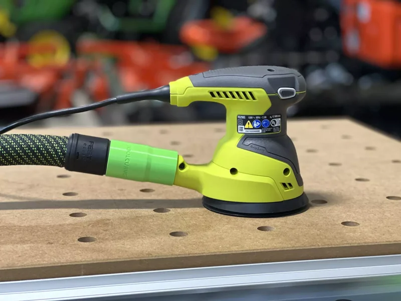 Use your Festool CT vac with your Ryobi Sander with our 27mm hose adapter