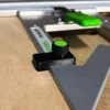 use the 6mm screw with your Festool rail square to provide a positive support stop