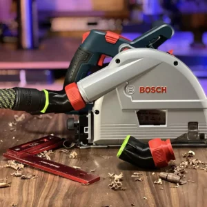Connect your Bosch track saw with your Festool 27mm hose adapter