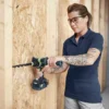 Use the Festool PDC to drill holes with the metric auger bit set by Festool