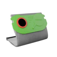 Macam reusable filter bag for Festool CT Mini/Midi dust extractor, green lid with red collar ring and adjustment knob, gray fabric body