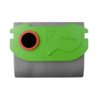 Macam reusable grey fleece filter bag for Festool CT MINI/MIDI with green faceplate, red inlet port and hinged cover