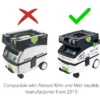 Models of the Festool vacs the longlife filter bag is designed for