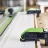 Hold your project down while using a LR32 system with the Festool lever clamps