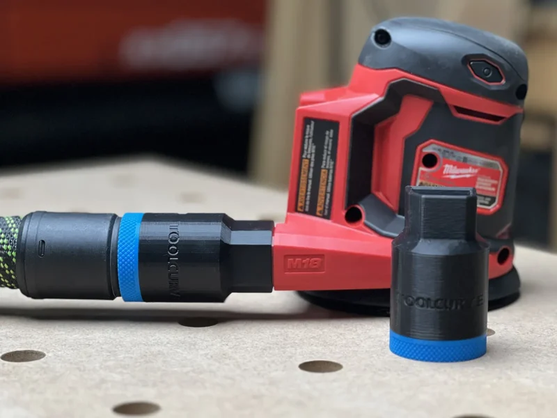 Milwaukee M18 hose adapter for multiple size shop vacs