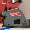 Improve your dust collection with the Milwaukee M18 track saw arbor cover