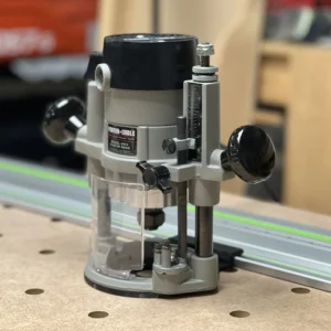 Porter Cable 690 plunge router adapter, attach to your Festool guide rail