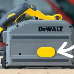 Dewalt Track Saw Arbor cover for improved dust collect