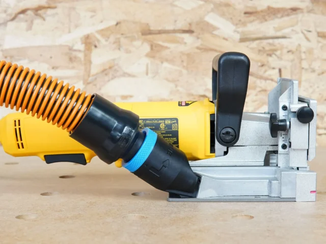Biscuit Joiner hose adapter for standard 1 1/4 Shop Vac