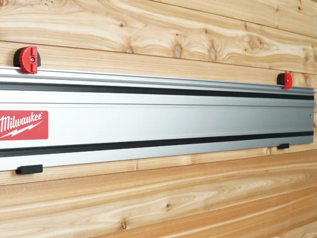 Keep your M18 Track Saw rails off the floor and safe with the ToolCurve rail mounts