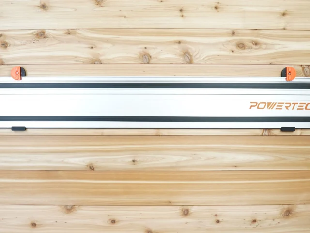 Wall Mounts for Powertec track saw guide rails for keeping your rails off the ground and in stroage