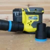 Use your 36mm hose adapter for the Ryobi 18v sander