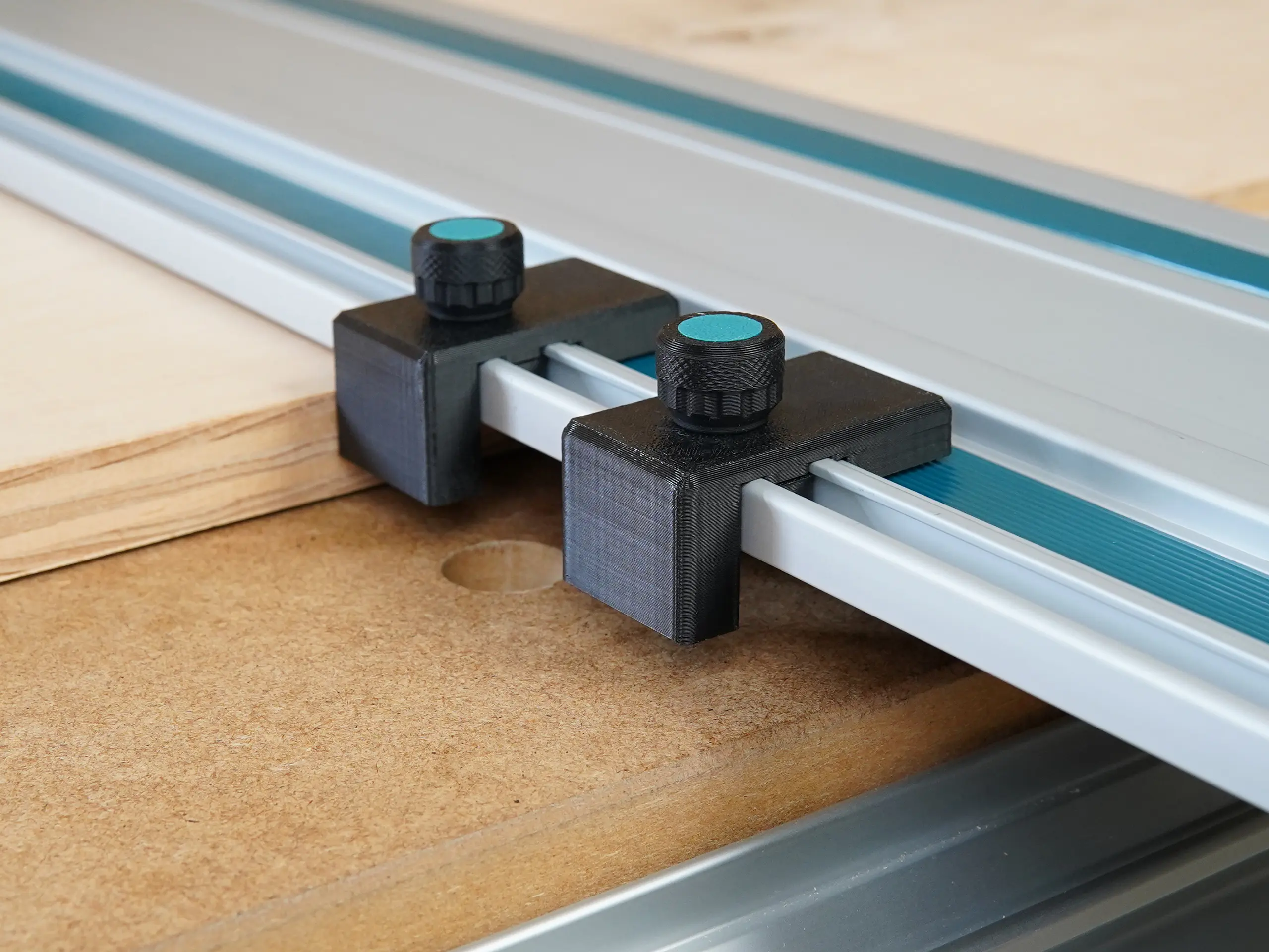 Rail Drop Stop for Makita Track Saw Guide Rail