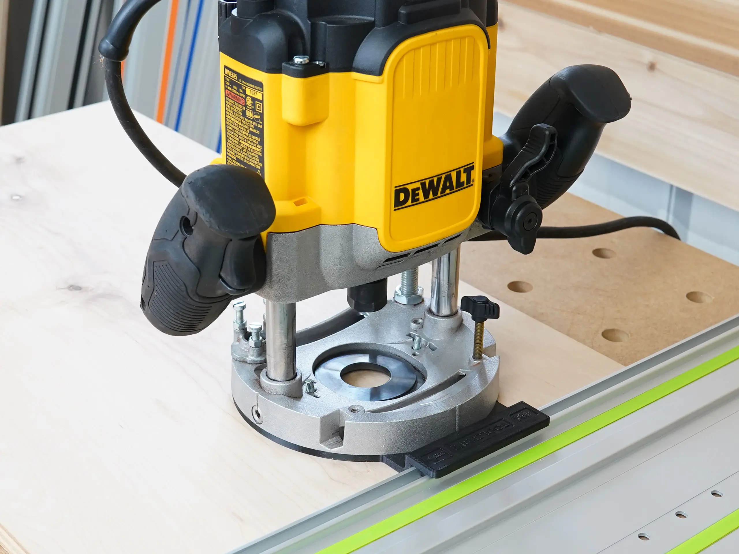 Guide Rail Adapter for Dewalt 625 Plunge Router